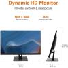 imageAmazon Basics 24inch IPS Monitor 75 Hz Powered with AOC Technology FHD 1080P HDMI Display Port and VGA Input VESA Compatible Builtin Speakers for Office and Home Black24Inch