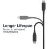 imageAmazon Basics 2Pack USBA to Lightning ABS Charger Cable MFi Certified Charger for Apple iPhone 14 13 12 11 X Xs Pro Pro Max Plus iPad 3 Foot BlackBlack