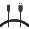 imageAmazon Basics 2Pack USBA to Lightning ABS Charger Cable MFi Certified Charger for Apple iPhone 14 13 12 11 X Xs Pro Pro Max Plus iPad 3 Foot BlackBlack