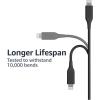 imageAmazon Basics 2Pack USBA to Lightning ABS Charger Cable MFi Certified Charger for Apple iPhone 14 13 12 11 X Xs Pro Pro Max Plus iPad 3 Foot BlackBlack