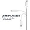 imageAmazon Basics 2Pack USBA to Lightning ABS Charger Cable MFi Certified Charger for Apple iPhone 14 13 12 11 X Xs Pro Pro Max Plus iPad 3 Foot BlackWhite