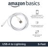 imageAmazon Basics 2Pack USBA to Lightning ABS Charger Cable MFi Certified Charger for Apple iPhone 14 13 12 11 X Xs Pro Pro Max Plus iPad 3 Foot BlackWhite