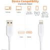imageAmazon Basics 2Pack USBA to Lightning ABS Charger Cable MFi Certified Charger for Apple iPhone 14 13 12 11 X Xs Pro Pro Max Plus iPad 3 Foot BlackWhite