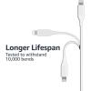 imageAmazon Basics 2Pack USBA to Lightning ABS Charger Cable MFi Certified Charger for Apple iPhone 14 13 12 11 X Xs Pro Pro Max Plus iPad 3 Foot BlackWhite