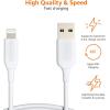 imageAmazon Basics 2Pack USBA to Lightning ABS Charger Cable MFi Certified Charger for Apple iPhone 14 13 12 11 X Xs Pro Pro Max Plus iPad 3 Foot BlackWhite