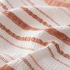 imageAmazon Basics 2Piece Jacquard Microfiber Comforter and Pillow Sham Set AllSeason Bedding Set Pink Striped TwinPink Striped
