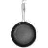 imageAmazon Basics 2Piece NonStick Stainless Steel Fry Pan Set Oven and Induction Safe 10Inch and 8Inch