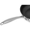 imageAmazon Basics 2Piece NonStick Stainless Steel Fry Pan Set Oven and Induction Safe 10Inch and 8Inch