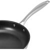 imageAmazon Basics 2Piece NonStick Stainless Steel Fry Pan Set Oven and Induction Safe 10Inch and 8Inch