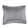imageAmazon Basics 3 Piece Bedding Set Micromink Sherpa UltraSoft Warm All Season Comforter King Charcoal SolidCharcoal