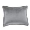 imageAmazon Basics 3 Piece Bedding Set Micromink Sherpa UltraSoft Warm All Season Comforter King Charcoal SolidCharcoal