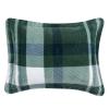 imageAmazon Basics 3 Piece Bedding Set Micromink Sherpa UltraSoft Warm All Season Comforter King Charcoal SolidGreen Plaid