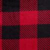 imageAmazon Basics 3 Piece Bedding Set Micromink Sherpa UltraSoft Warm All Season Comforter King Charcoal SolidRed Buffalo Plaid