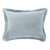 imageAmazon Basics 3 Piece Bedding Set Micromink Sherpa UltraSoft Warm All Season Comforter King Charcoal SolidTide Pool Blue