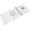 imageAmazon Basics 3 Ring Binders 2 Inch 4 Pack DRing Organizer for School Home Office White2Pack