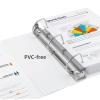 imageAmazon Basics 3 Ring Binders 2 Inch 4 Pack DRing Organizer for School Home Office White4Pack