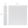 imageAmazon Basics 3 Ring Binders 2 Inch 4 Pack DRing Organizer for School Home Office White4Pack