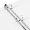 imageAmazon Basics 3 Ring Binders 2 Inch 4 Pack DRing Organizer for School Home Office White4Pack
