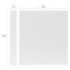 imageAmazon Basics 3 Ring Binders 2 Inch 4 Pack DRing Organizer for School Home Office White4Pack