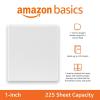 imageAmazon Basics 3 Ring Binders 2 Inch 4 Pack DRing Organizer for School Home Office White4Pack