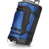 imageAmazon Basics 30Inch Large Rolling Duffle Bag with Wheels and Handle Travel Duffle Bag with Durable Ripstop Polyester Material 2 Layers of Space Multiple Interior and Exterior Pockets BlackBlue