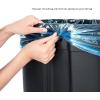imageAmazon Basics 30L Dual Bin SoftClose Trash can with Foot Pedal  2 x 15 Liter Bins Stainless Steel Small Inner bins Suitable for 1 or 2 People