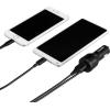 imageAmazon Basics 30W USB Car Charger 1 USBC 18W Cable with PD 1 USBA 12W Port for Phones iPhone 161514131211X Samsung and more Black
