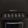 imageAmazon Basics 32 Quart 6In1 Air Fryer Fry Crisp Roast Bake Reheat Dehydrate NonStick with Timer Auto ShutOff Digital Touch Screen 180400F 1400W BlackSilverDigital