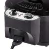 imageAmazon Basics 32Qt 30L Deep Fryer with 12Cup Oil Capacity Adjustable Temperature Easy Draining Basket Stainless Steel Exterior Viewing Window 1500W Black ampamp Silver21Qt  Black