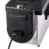 imageAmazon Basics 32Qt 30L Deep Fryer with 12Cup Oil Capacity Adjustable Temperature Easy Draining Basket Stainless Steel Exterior Viewing Window 1500W Black ampamp Silver32Qt  Black  Silver