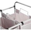 imageAmazon Basics 3Bag Rectangular Laundry Bag Hamper Sorter Basket Gray