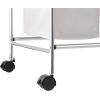 imageAmazon Basics 3Bag Rectangular Laundry Bag Hamper Sorter Basket Gray