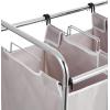 imageAmazon Basics 3Bag Rectangular Laundry Bag Hamper Sorter Basket Gray