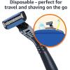 imageAmazon Basics 3Blade Disposable Razors for Men 6 Count 2 Packs of 3 Previously Solimo