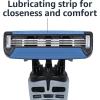 imageAmazon Basics 3Blade Disposable Razors for Men 6 Count 2 Packs of 3 Previously Solimo