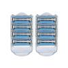 imageAmazon Basics 3Blade Motion Sphere Razor for Men with Dual Lubrication Handle ampamp 20 Cartridges Cartridges fit Amazon Basics Razor Handles only 21 Piece Set Black Previously Solimo8 Count Pack of 1