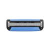 imageAmazon Basics 3Blade Motion Sphere Razor for Men with Dual Lubrication Handle ampamp 20 Cartridges Cartridges fit Amazon Basics Razor Handles only 21 Piece Set Black Previously Solimo8 Count Pack of 1