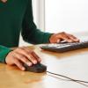 imageAmazon Basics 3Button USB Wired Mouse with Scrolling and Tracking  Standard Black1Pack