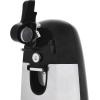 imageAmazon Basics 3In1 Electric Can Opener Bottle Opener and Knife Sharpener with Stainless Steel Blade Magnetic Lid Holder Automatic Countertop 50W BlackBlack