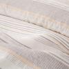 imageAmazon Basics 3Piece Jacquard Microfiber Comforter and Pillow Sham Set AllSeason Bedding Set Beige Striped FullBeige Striped