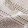 imageAmazon Basics 3Piece Jacquard Microfiber Comforter and Pillow Sham Set AllSeason Bedding Set Beige Striped FullBeige Striped