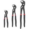 imageAmazon Basics 3Piece Quick Release Groove Joint Pliers Set Drop Forged Chrome Vanadium Steel Includes 7inch10inch and 12inch Black3Piece