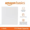 imageAmazon Basics 3Ring Binder 1Inch  White 1 Pack1Pack
