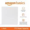 imageAmazon Basics 3Ring Binder 1Inch  White 1 Pack4Pack