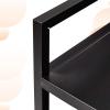 imageAmazon Basics 3Tier Metal Rolling Cart Black