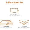imageAmazon Basics 4 Piece Bed Sheet Set 100 Cotton Jersey Includes Super Soft Flat and Fitted Sheets Pillowcase Queen Light Gray SolidDark Gray