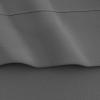 imageAmazon Basics 4 Piece Bed Sheet Set 100 Cotton Jersey Includes Super Soft Flat and Fitted Sheets Pillowcase Queen Light Gray SolidDark Gray