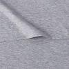 imageAmazon Basics 4 Piece Bed Sheet Set 100 Cotton Jersey Includes Super Soft Flat and Fitted Sheets Pillowcase Queen Light Gray SolidLight Gray
