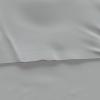 imageAmazon Basics 4 Piece Bed Sheet Set 100 Cotton Jersey Includes Super Soft Flat and Fitted Sheets Pillowcase Queen Light Gray SolidLight Gray