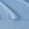 imageAmazon Basics 4 Piece Bed Sheet Set 100 Cotton Jersey Includes Super Soft Flat and Fitted Sheets Pillowcase Queen Light Gray SolidSky Blue